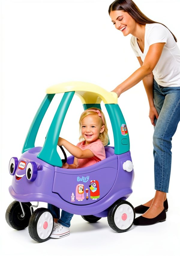 Bluey Ride On Push Car with Sound Effects for Toddlers-6