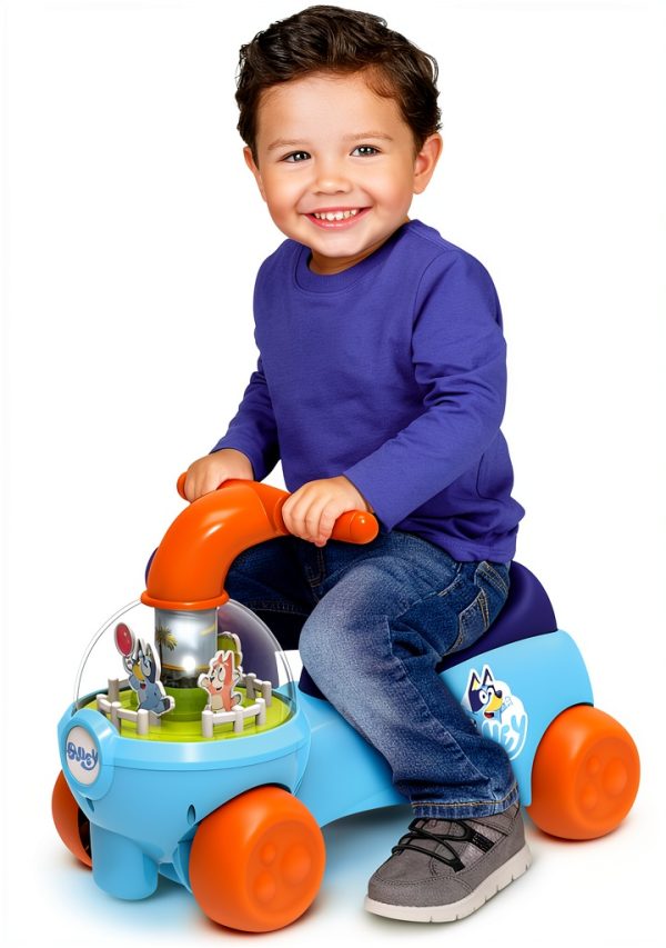 Bluey Ride On Toy Mechanical Design Kids Push Ride Ons-1