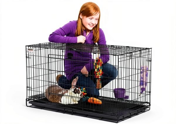 MidWest Rabbit Cage Spacious Habitat Easy Clean Assembly-1