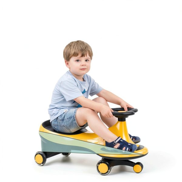 Joyano Swing Car Wiggle Ride On Toy for Kids Ages 3+-6