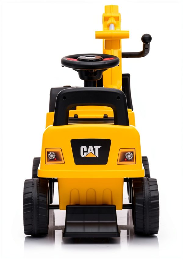 CAT Excavator Push Car Kids Ride On Toy Storage Sounds-3