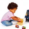 Radio Flyer Wooden Delivery Van Ride On Toy for Toddlers-4