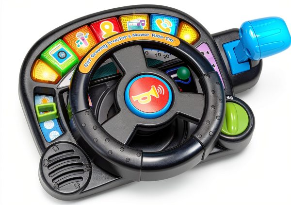 VTech 3-in-1 Toddler Lawn Mower Ride-On Tractor Toy-3