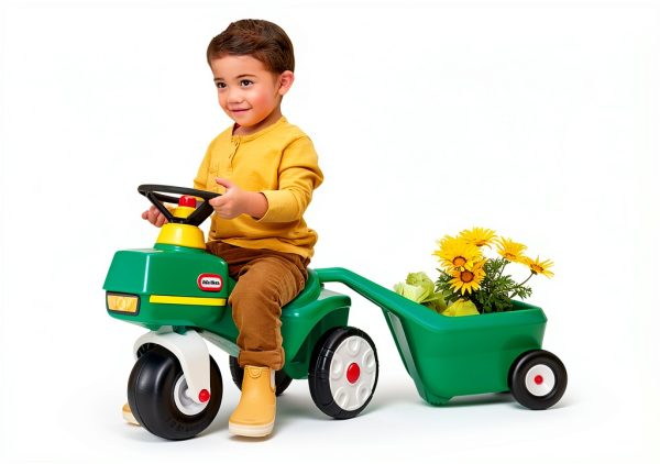 MGA Tractor Push Ride On Toy for Kids Ages 1-5 Years-5