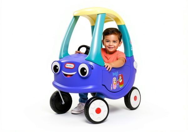 Bluey Ride On Push Car with Sound Effects for Toddlers-8