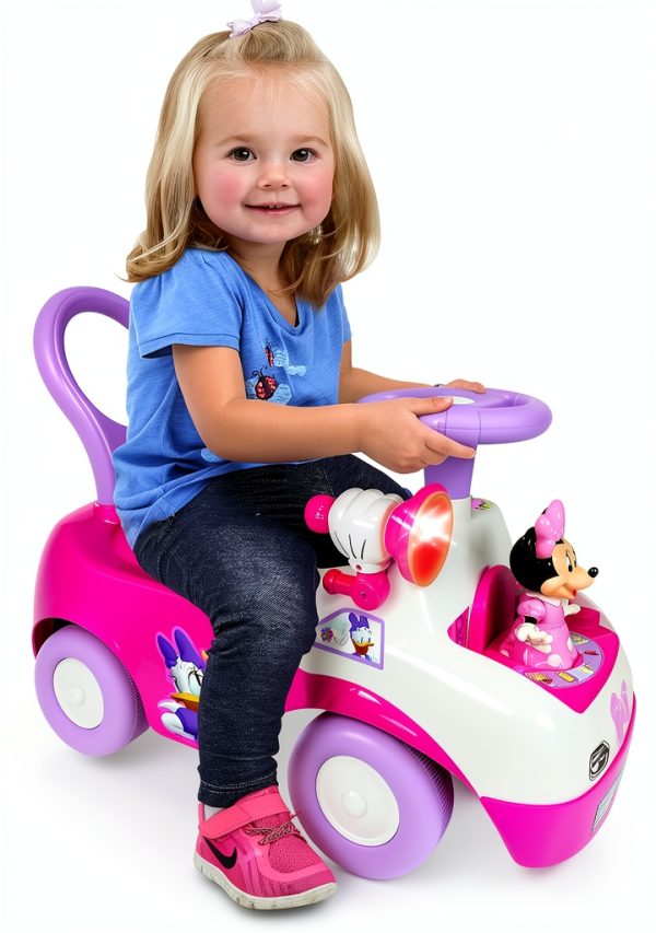 Kiddieland Minnie Mouse Ride On Toy Interactive Music-0