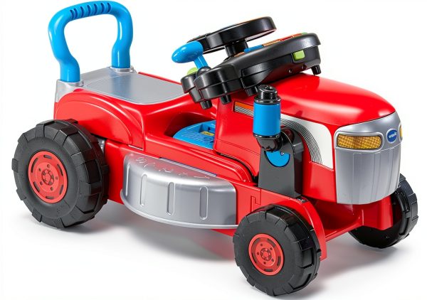 VTech 3-in-1 Toddler Lawn Mower Ride-On Tractor Toy-0