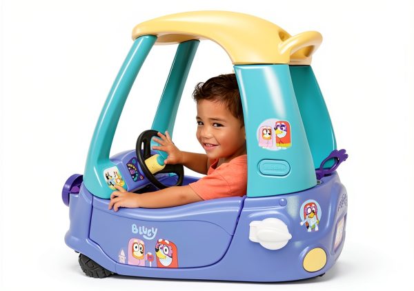Bluey Ride On Push Car with Sound Effects for Toddlers-2