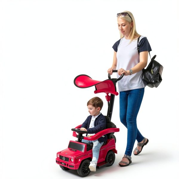 Costzon Mercedes Benz Push Car 3 in 1 Design for Toddlers-7