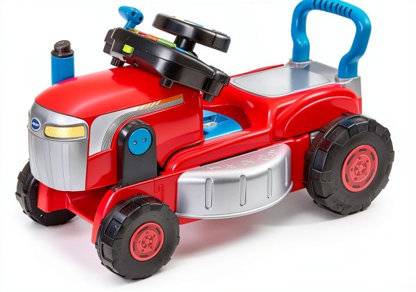 VTech 3-in-1 Toddler Lawn Mower Ride-On Tractor Toy-12