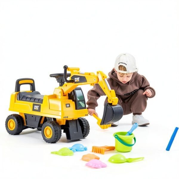Caterpillar Ride On Digger 3 in 1 Toy for Toddlers 18 Months-1