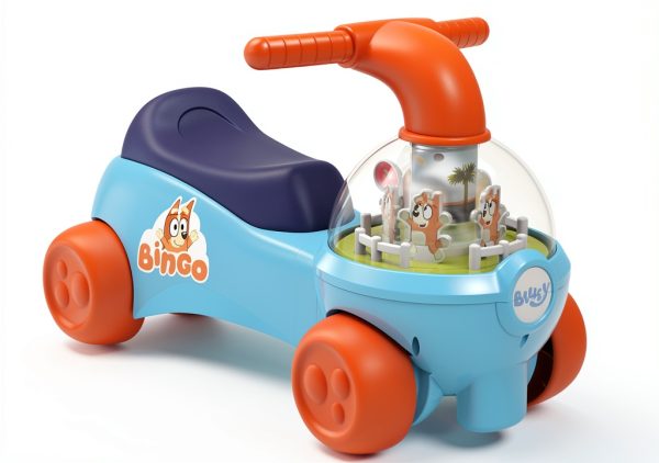 Bluey Ride On Toy Mechanical Design Kids Push Ride Ons-3