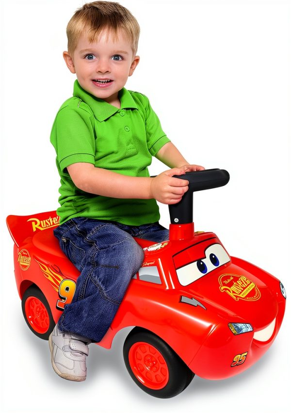 Kiddieland Lightning McQueen Push Ride On Toy for Toddlers-2