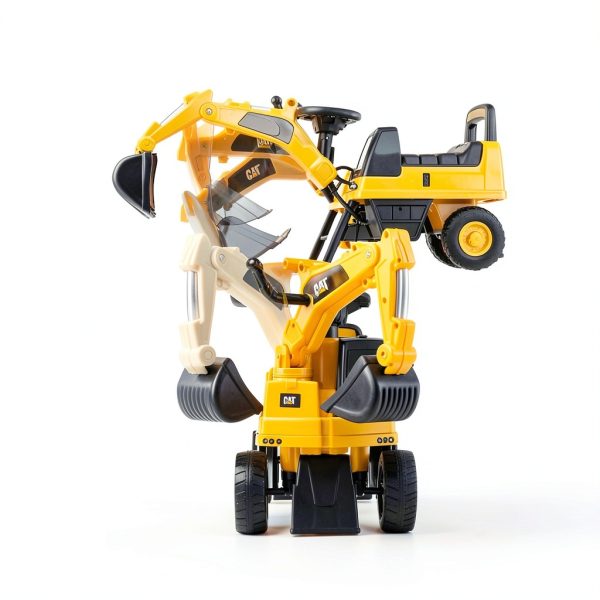 Caterpillar Ride On Digger 3 in 1 Toy for Toddlers 18 Months-2