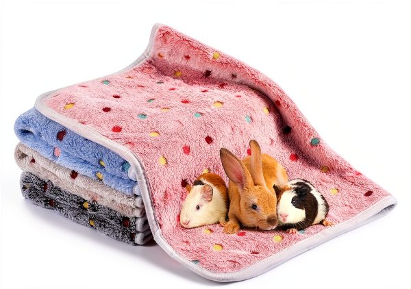 Tudomro Guinea Pig Blankets Soft Fleece Bedding-6