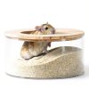 Hamster Bath Sand DR.DUDU Natural 2.8lb Beige and White Options-4