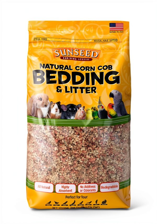 Vitakraft Natural Corn Cob Bedding for Small Animals-0