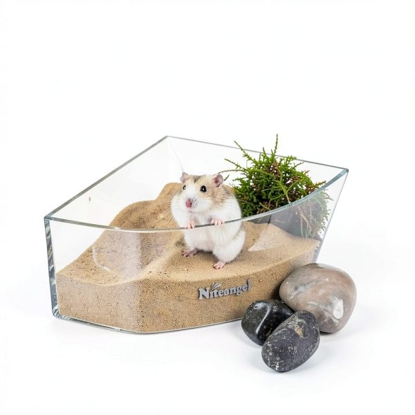 Niteangel Small Pet Desert Sand Bathing Sand 2.5LB/40oz Desert Sand-3