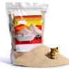 Hamster Bath Sand DR.DUDU Natural 2.8lb Beige and White Options-0