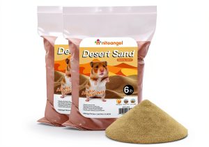Niteangel Small Pet Desert Sand Bathing Sand 2.5LB/40oz Desert Sand-0