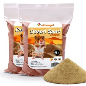 Niteangel Small Pet Desert Sand Bathing Sand 2.5LB/40oz Desert Sand-0