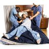 Nylon Slide Sheet Blue 78 x 59 inches WALDONgroup Bed Linen for-6