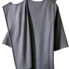 Women’s Adaptive Diamond Neck Top Silverts Soft 3/4 Long Sleeve Shirt-1